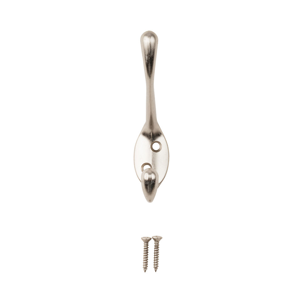 TRUE VALUE N331-082 Sat Ni Hd Garment Hook EA