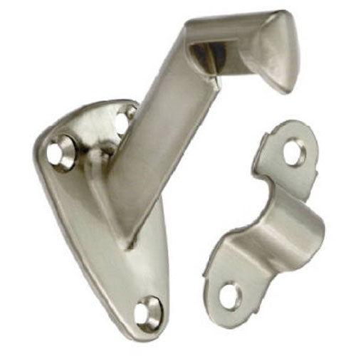 TRUE VALUE N325-548 Satin Nickel Heavy Duty Handrail Bracket Designed To Secure Wooden Handrail To A Wall