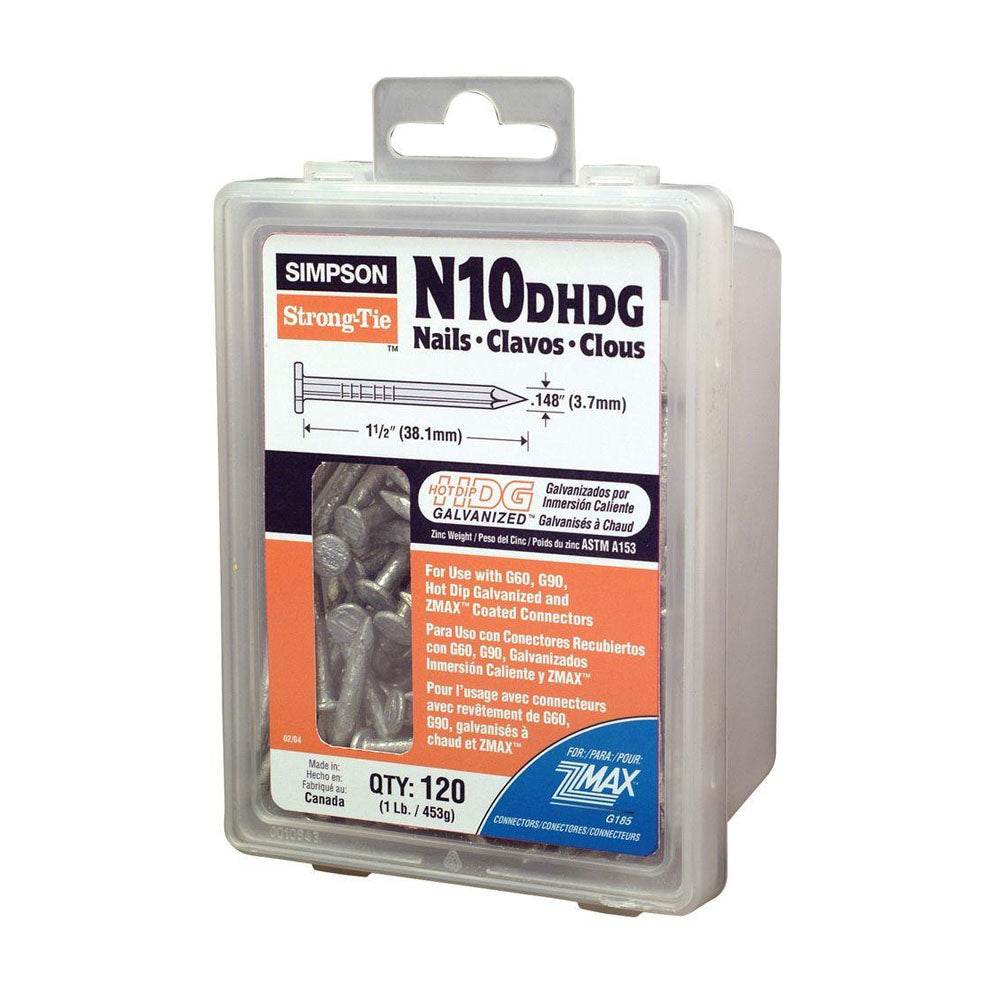 TRUE VALUE N10DHDG-R 10D, 1-1/2-Inch Nails, 1 Lb.