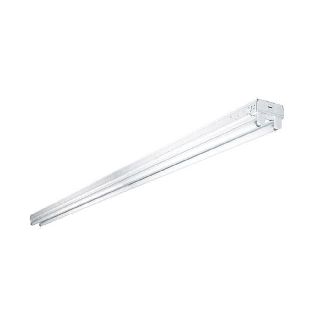 TRUE VALUE SSF2964WP Cooper Metalux Fluorescent Light Fixture T8 2-Lamp 8-Ft 118-Watt