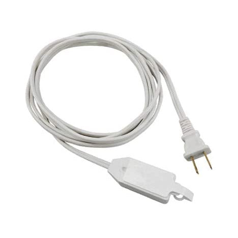 TRUE VALUE 09411ME Master Electrician Extension Cord, 16/2 SPT-2 White Polarized Cube Tap, 6-Ft.