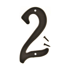 True Value PN-29/2 4-Inch Brass Plastic Number 2