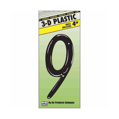 TRUE VALUE PN-29/9 4-Inch Brass Plastic Number 9