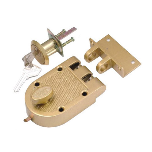 True Value 1120 Single Cylinder Bolt Interlocking Deadbolt With Double Cylinder