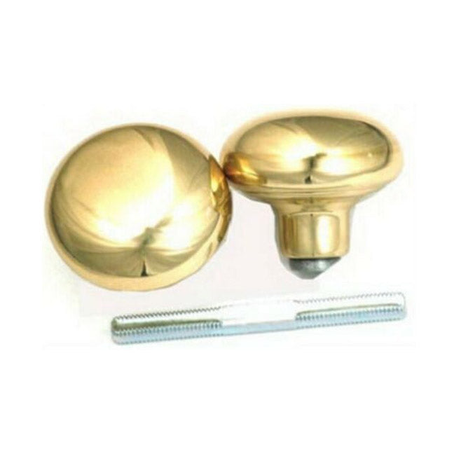 TRUE VALUE 1135 2-Pack Brass Cabinet Knobs