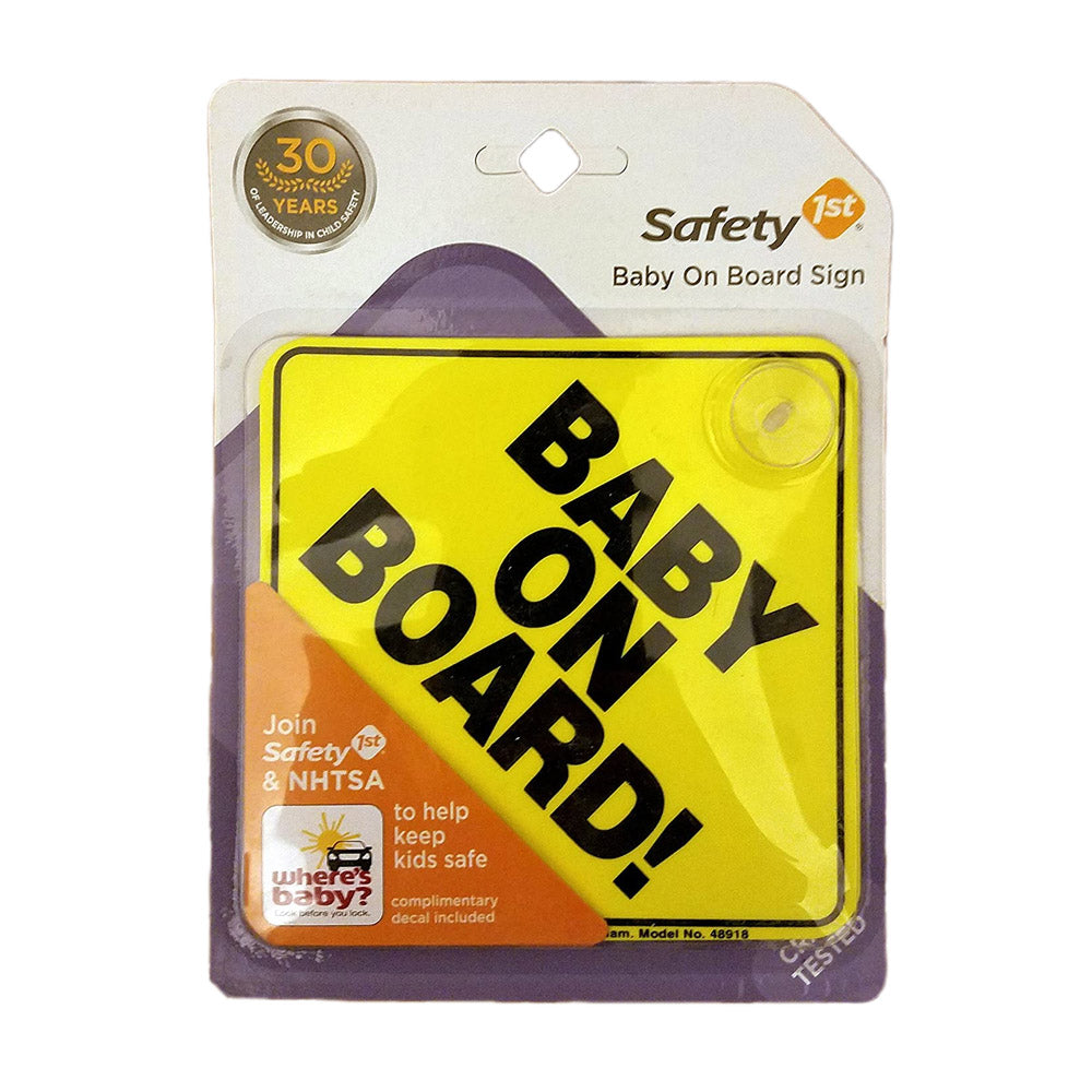 TRUE VALUE 48918 YEL Baby On Board Sign EA