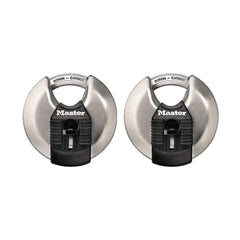 TRUE VALUE M40XTCCSEN Disc Padlock (2 Pack) 2-3/4