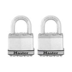 True Value M5XTCCSEN Master Lock Magnum 2-Pack 2-Inch Laminated Padlock