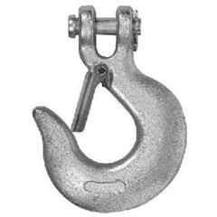 True Value T9700524 5/16 Clevis Slip Hook With Latch Grade 43 Zinc Plated