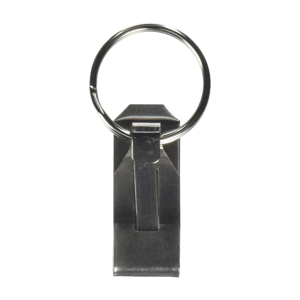 TRUE VALUE KC181 Hy-Ko Safety Key Clip, Split-Ring, Stainless Steel