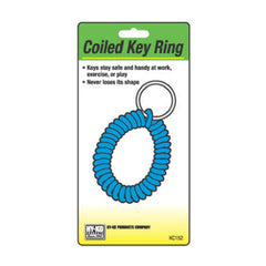 True Value KC152 Hy-Ko Key Ring With Wrist Coil & Split Ring