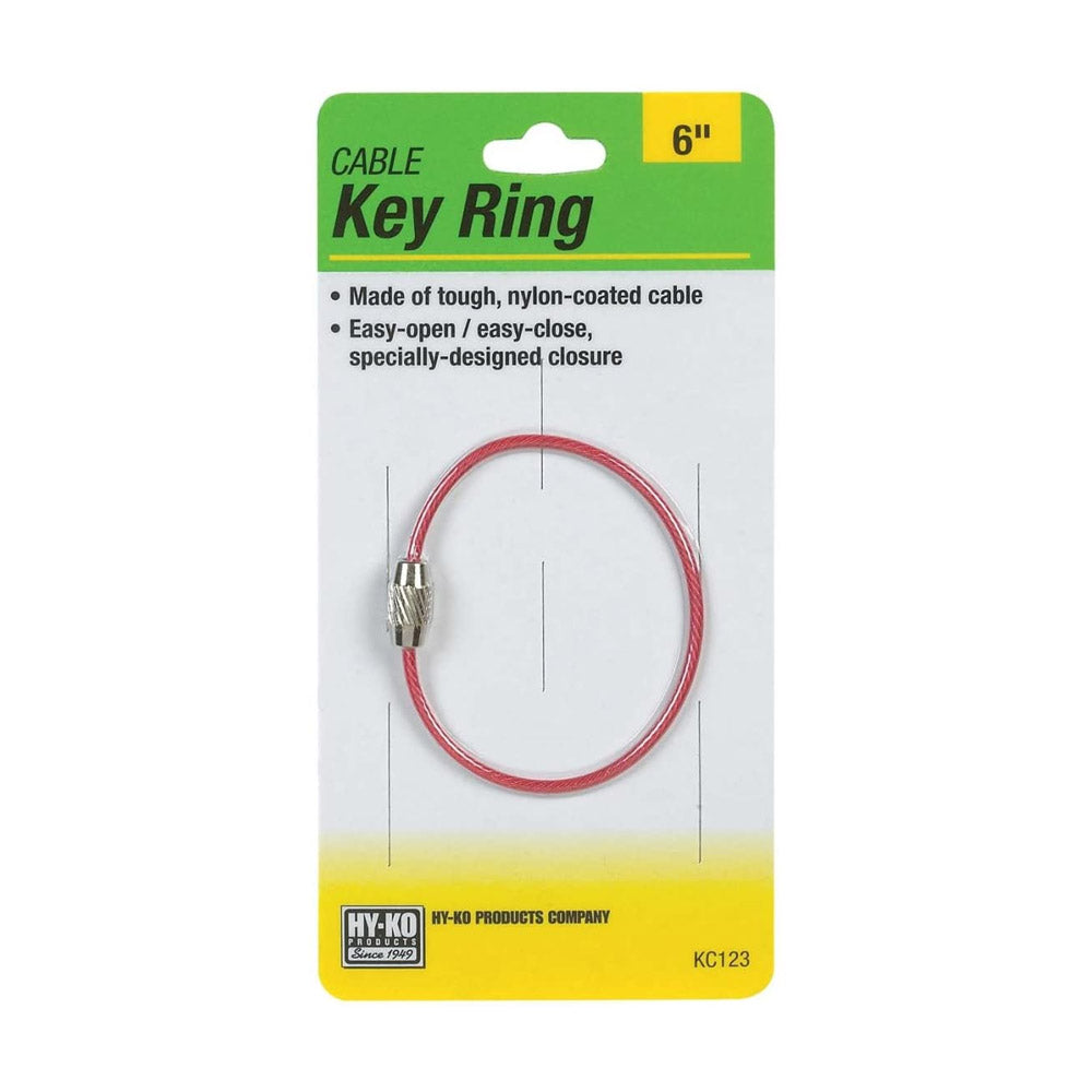 True Value KC123 Cable Key Ring EA