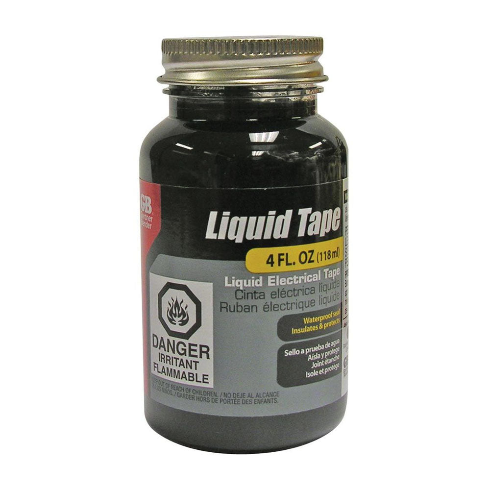 True Value LTB-400 4-oz Waterproof Black Liquid Electrical Tape