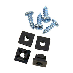 True Value 93323 4-Pk. Black License Plate Fastener