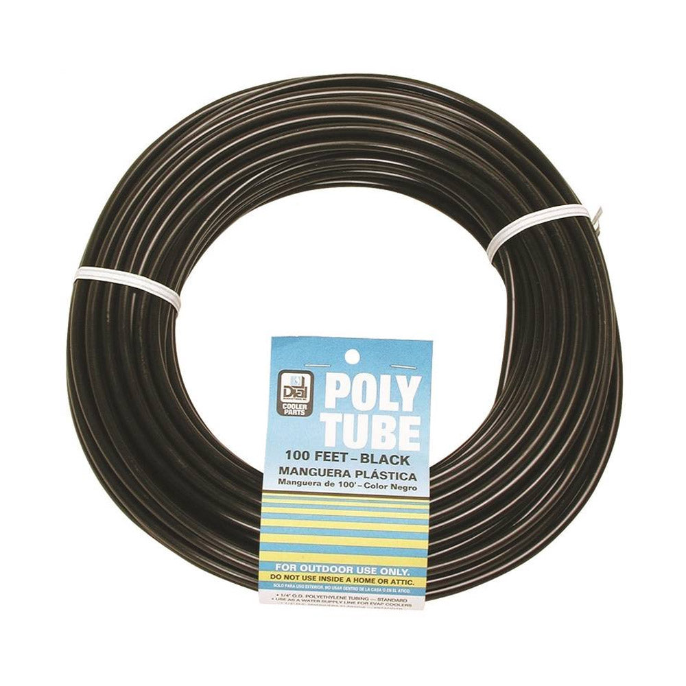 TRUE VALUE 4321 Evaporative Cooler Poly Tube, Black, 1/4-In. OD x 100-Ft.