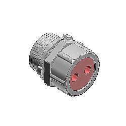 ABB 2531-2 Thomas & Betts 3/4 Straight General Purpose Cable Gland / Strain Relief Cord Connector (2 Holes) Replacement MPN