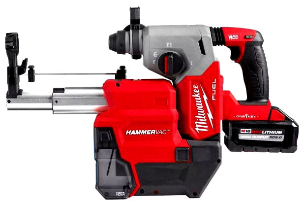 Milwaukee 291422DE M18 FUEL 1 SDS Plus Rotary Hammer W/ ONE-KEY Dust Extractor Kit