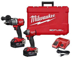 Milwaukee 2997-22 M18 Fuel 18V Cordless 2-Tool Hammer Drill and Impact Driver Combo Kit