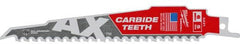 Milwaukee 48-00-5321 THE AX with Carbide Teeth SAWZALL Blade 6 Inch 5 TPI