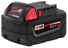 Milwaukee 48-11-1850 M18 REDLITHIUM XC 5.0 Ah Extended Capacity Battery Pack