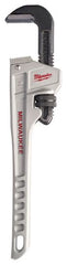 Milwaukee 48227212 Aluminum Pipe Wrench 12 In 2 In Capacity