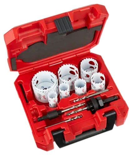 Milwaukee 49223090 12 PC Hole Dozer with Carbide Teeth Hole Saw Kit