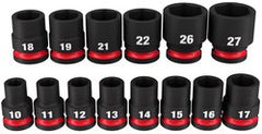 Milwaukee Tool 49-66-7013 1/2 Dr 14PC MM Std Imp Sckt Set