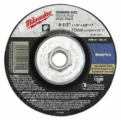 Milwaukee 49-94-4525 Type 27 Grinding Wheel 4-1/2 in x 1/8 in x 5/8-11