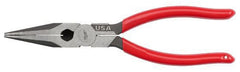 Milwaukee Tool MT505 8 Long Nose Dipped Grip Pliers (USA)