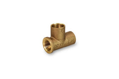 Everflow CFCT1341-NL 1 x 3/4 x 1 NOM Cast Brass Reducing Tee C x F x C Lead Free