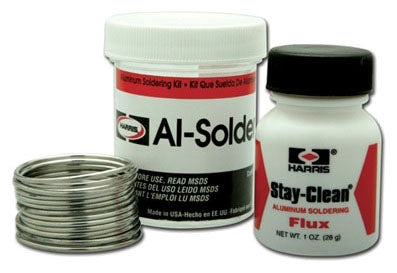 Harris 500K 1 Oz Aluminum Solder Kit 85% Tin 15% Zinc