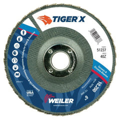 Weiler 51237 Tiger X Flap Disc 6 In 40 Grit