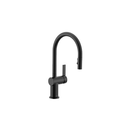 Moen 7622BL Cia Matte Black One-Handle Pulldown Kitchen Faucet