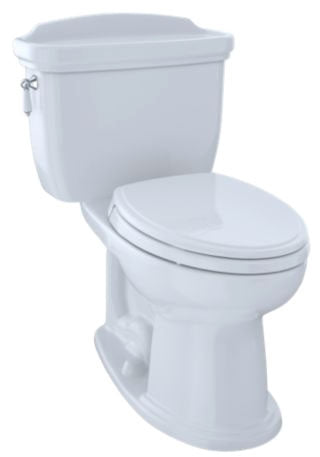 TOTO CST754EF#01 Eco Dartmouth Two-Piece Elongated Toilet 1.28 GPF ADA Compliant Universal Height Cotton