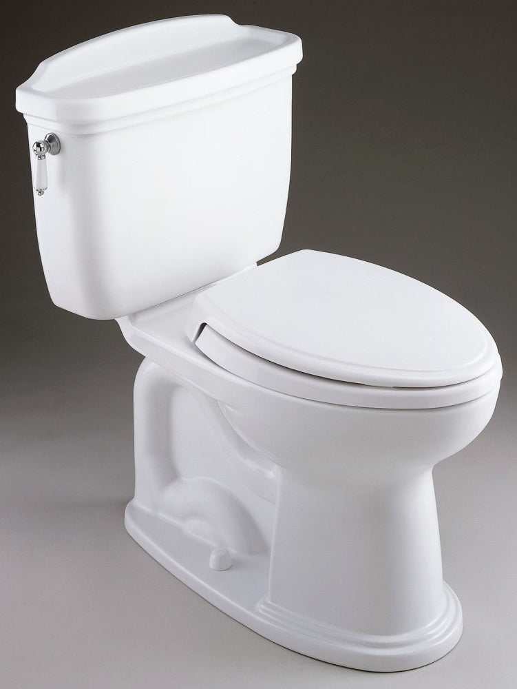 TOTO CST754EF#01 Eco Dartmouth Two-Piece Elongated Toilet 1.28 GPF ADA Compliant Universal Height Cotton