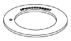 Toto THU407 Seal Gasket for Legato/Tornado Flush 1.28 GPF Elongated Toilet