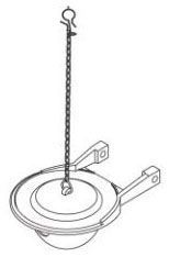 TOTO THU500S Flapper with Chain for Carolina II MS644114CEF(G) Elongated Toilet THU499S REPLACEMENT