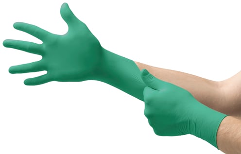 Ansell 92-600-L TouchNTuff® 585836 Disposable Gloves - Large, 9 Size, Nitrile, Smooth Surface, Powder-Free