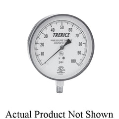 Trerice 620B4502LA200 620B Commercial Contractor Pressure Gauge 0 to 200 psi 1/4 in MNPT