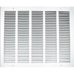 T A Industries Inc 17030X14 Ceiling Grill, Stamped Return, 0.5 in Blade Spacing, White