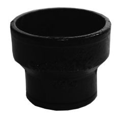 Tyler Pipe 009917 Tapped Pipe Adapter, 2 in Nominal, No-Hub End Style, Cast Iron