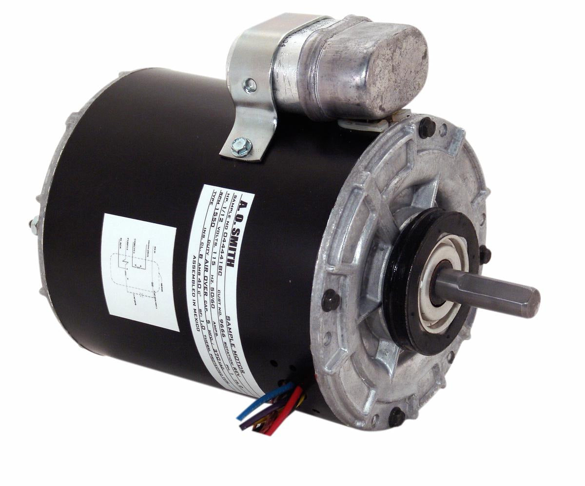 Century U9666 Refrigeration Motor 115 Volt 1/12 HP 1550 RPM