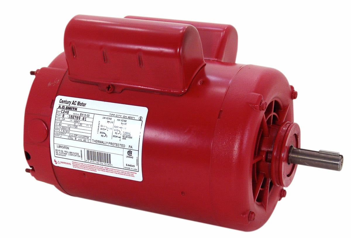 Century UC248 Hot Water Circulating Pump Motor 1 1/2 HP 230/115V