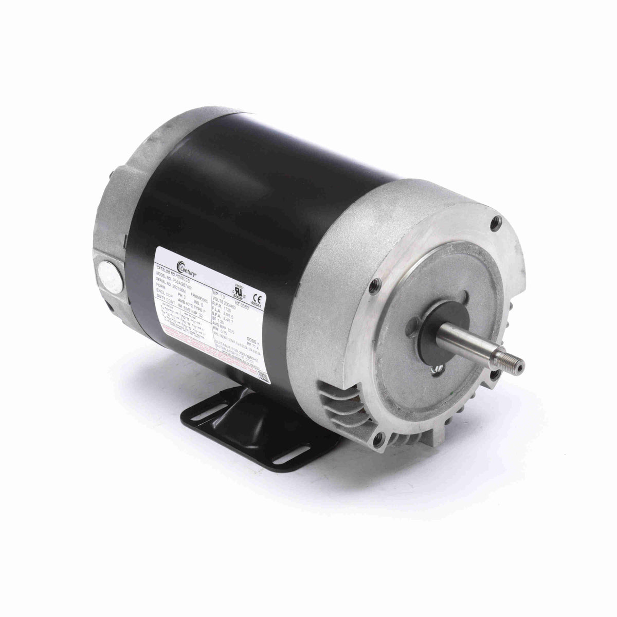 Century UH046LES General Purpose Motor 1 HP 1725 RPM