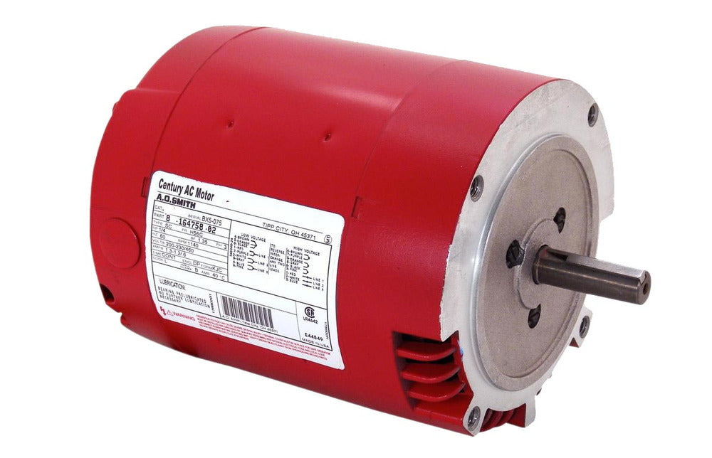 Century UH1047 Hot Water Circulating Pump Motor Three Phase 3/4 HP 575V