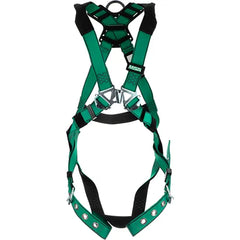 MSA 10196702 V-FORM Full-Body Harness Back D-Ring X-Small RaceFORM Chest/Tongue Leg Buckles