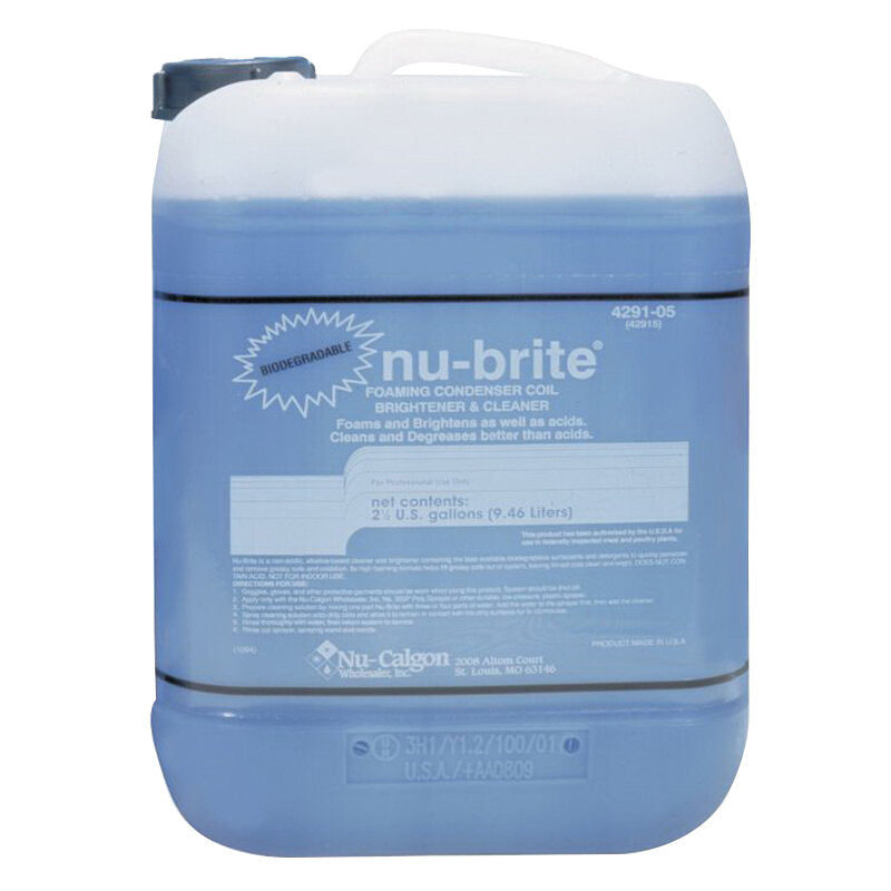 Nu-Calgon 4291-05 Nu-Brite 2.5 gal Coil Cleaner