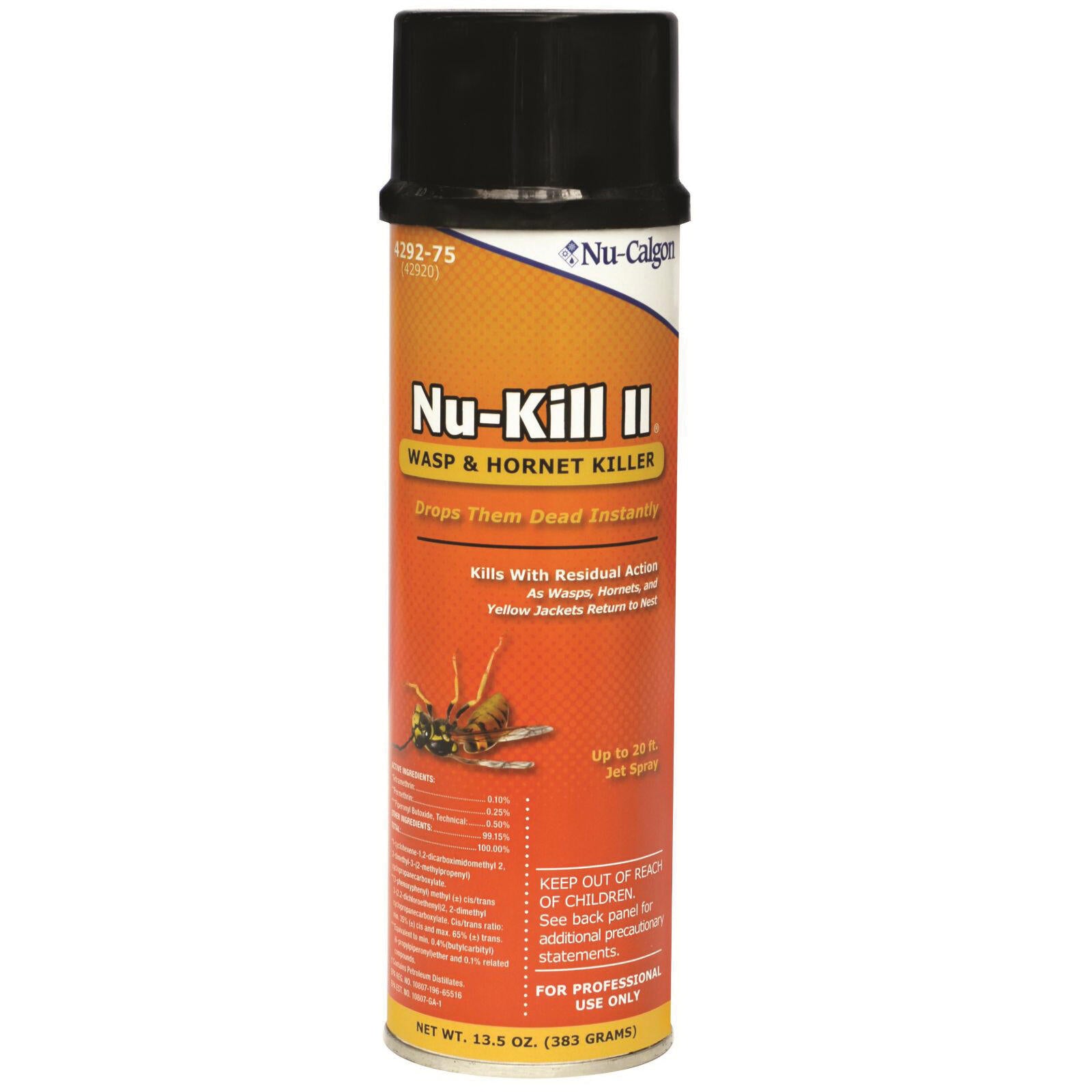 Nu-Calgon 4292-75 Nu-Kill Max Strike 17 oz Wasp & Hornet Killer