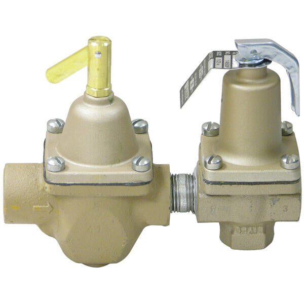 WATTS 0388800 Dual Control Regulator & Relief Valve Combo 1/2 Inch Sweat Union 10 - 25 PSI