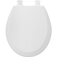 Bemis 7B500EC000 Enameled Wood Toilet Seat Round White